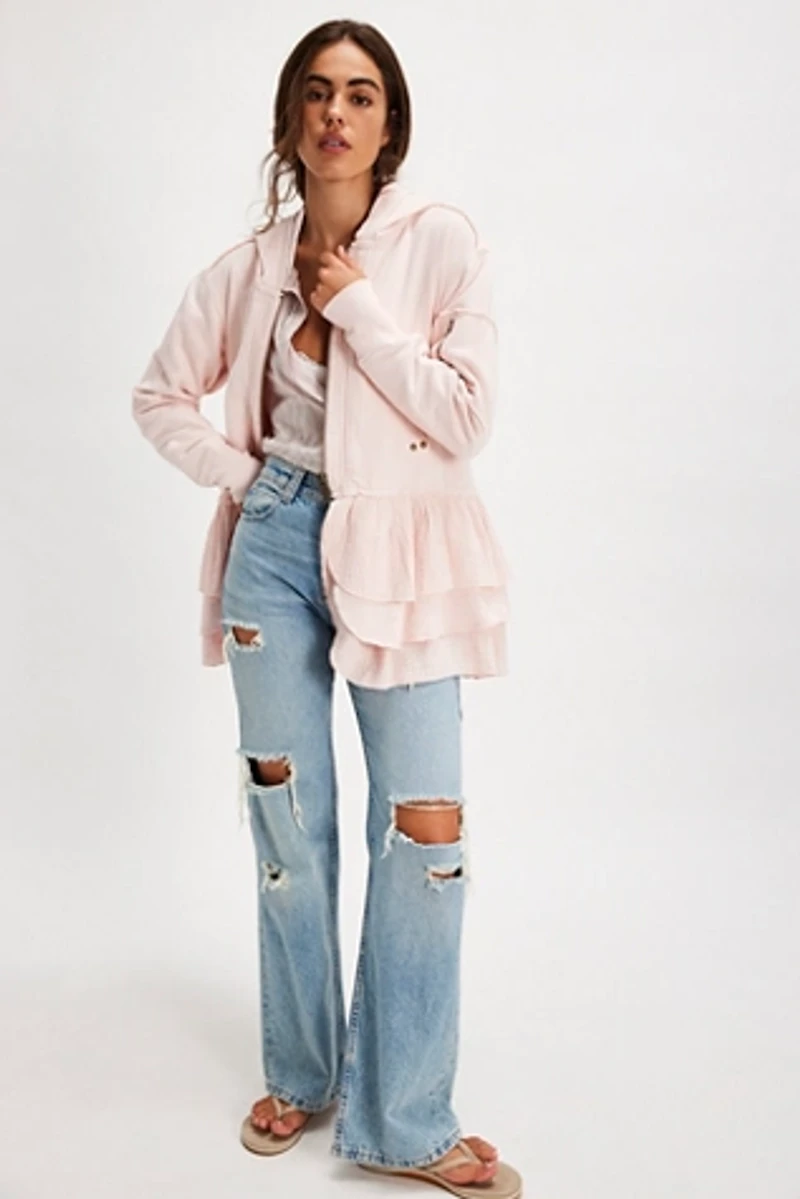 Piece Of Cake Zip-Up Cardi