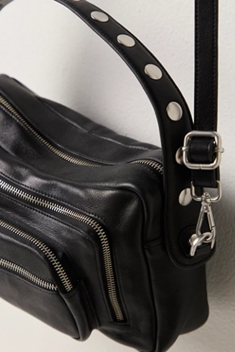 Zia Zip Pocket Shoulder Bag