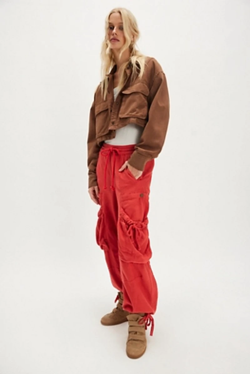 Ashton Full-Length Parachute Pants