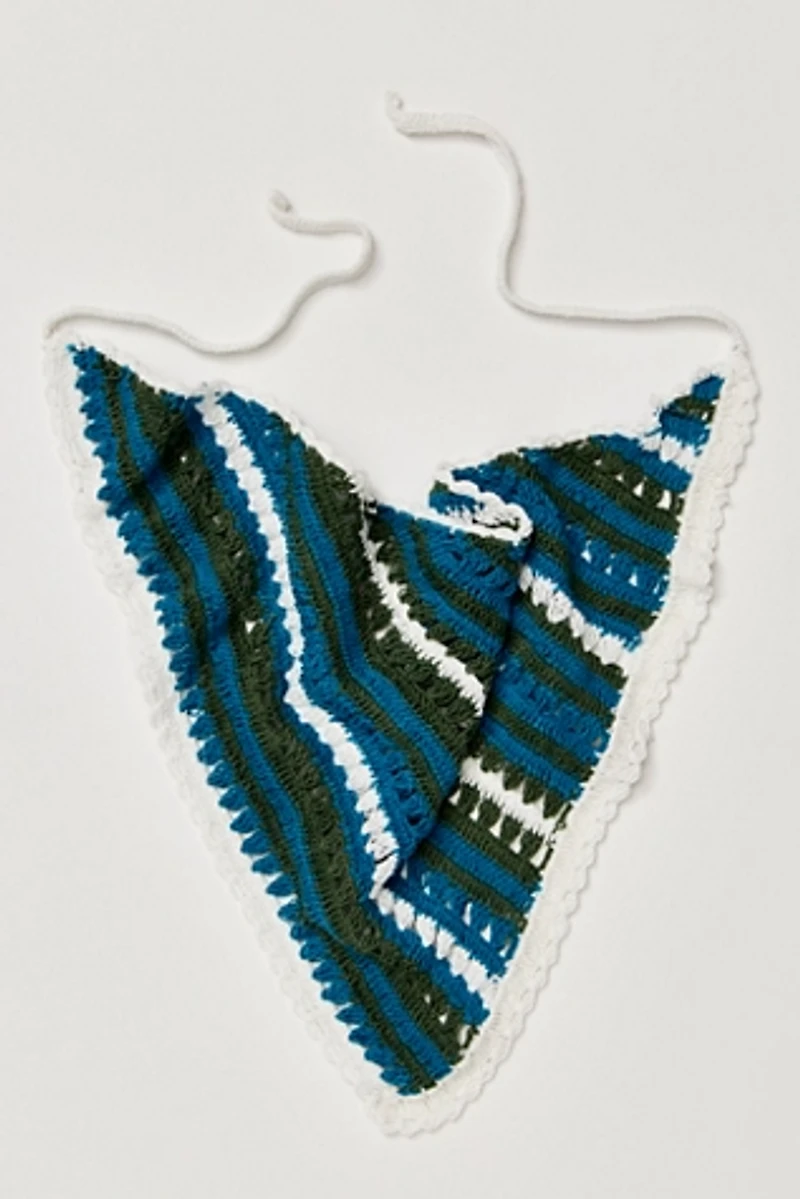 Understated Crochet Hair Scarf