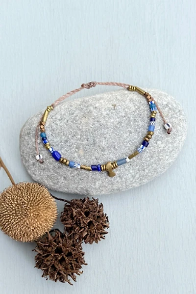 Nancy Melet I'm A Blue Girl Talisman Bracelet