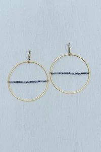 Nancy Melet Large Hoop Earring
