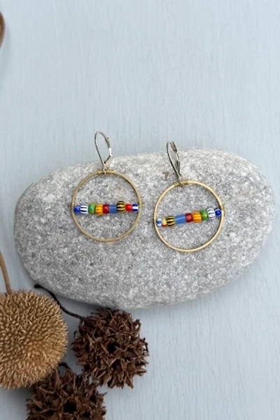 Nancy Melet Happy Hoop Earrings