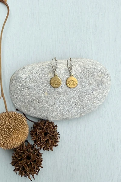 Nancy Melet Lotus Love Earrings