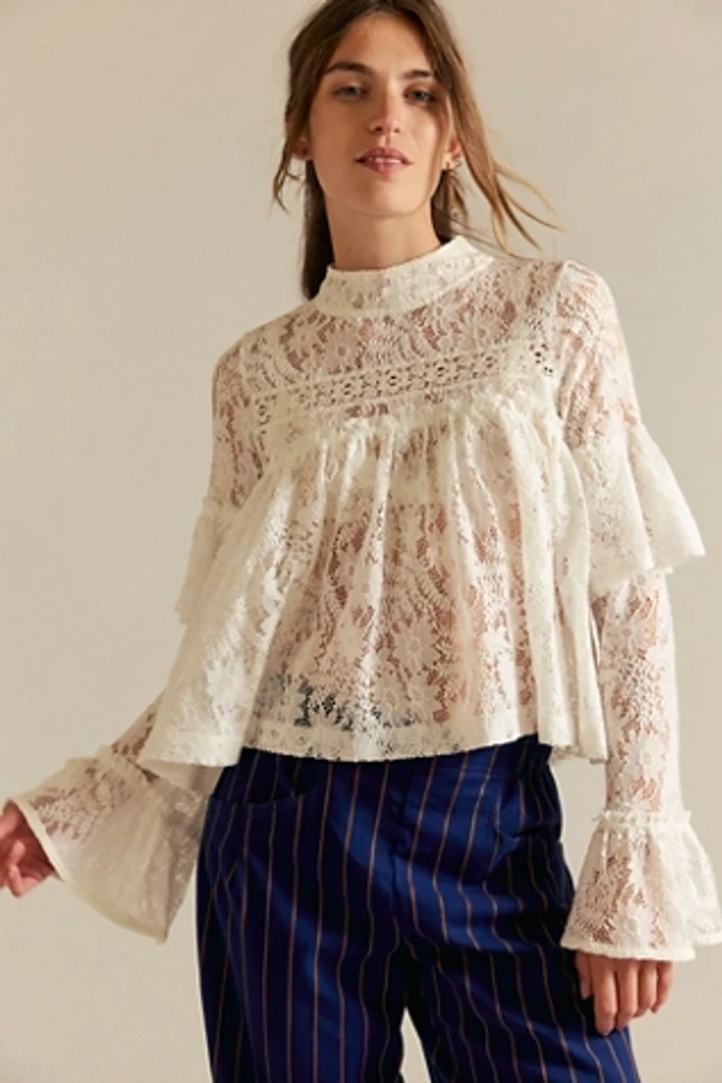 Lilabeth Lace Top