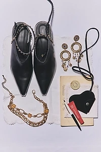 Tell Me About It Studded Wrap Heels