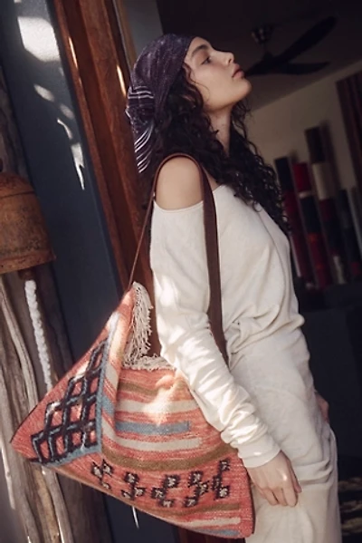 Whimsy Rug Slouchy Tote