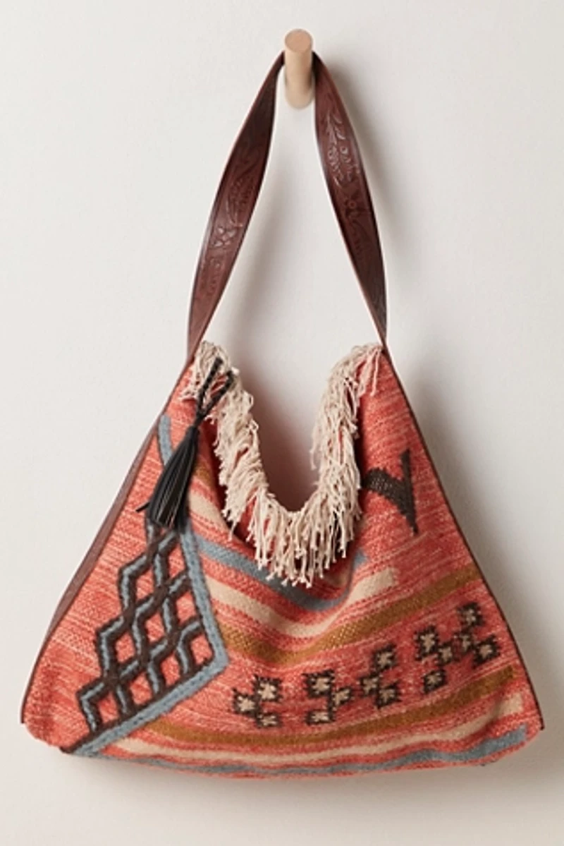 Whimsy Rug Slouchy Tote