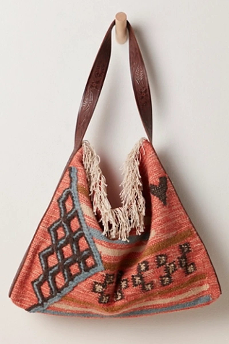 Whimsy Rug Slouchy Tote