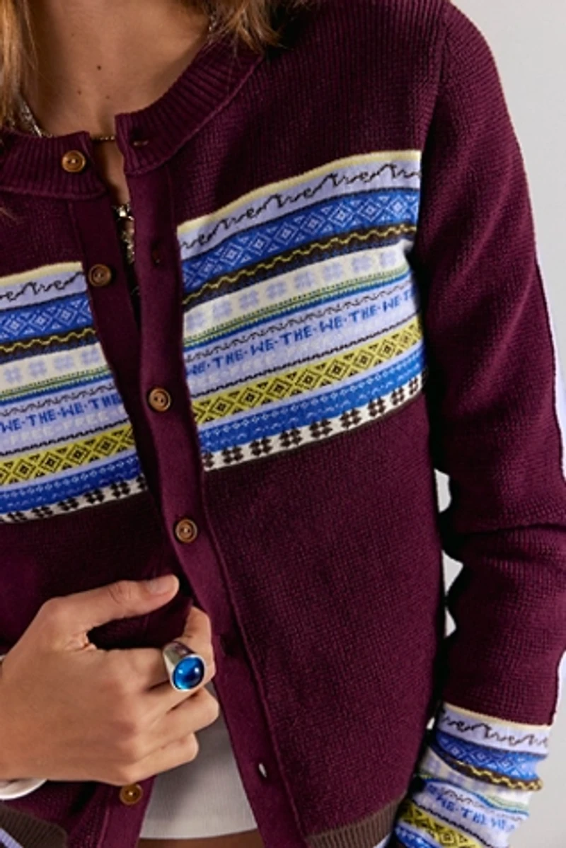 We The Free By Fire Cardi