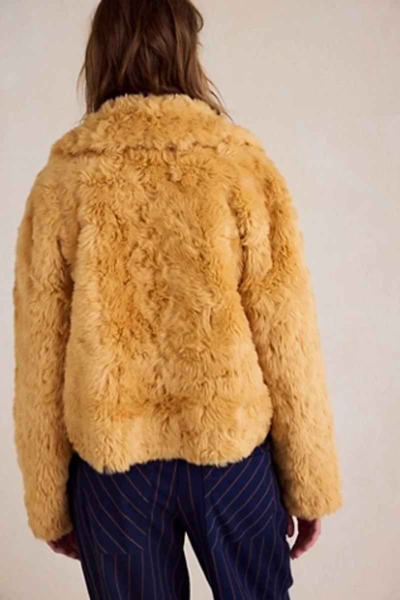 Alice Throw On Faux Fur Jacket