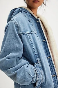 We The Free Asher Cozy Denim Jacket