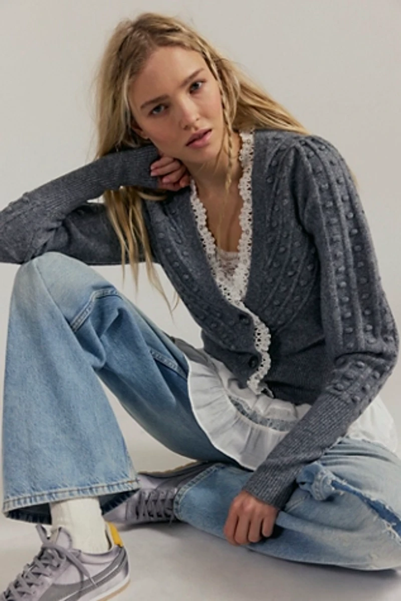 Lace Long Sleeve Cardi