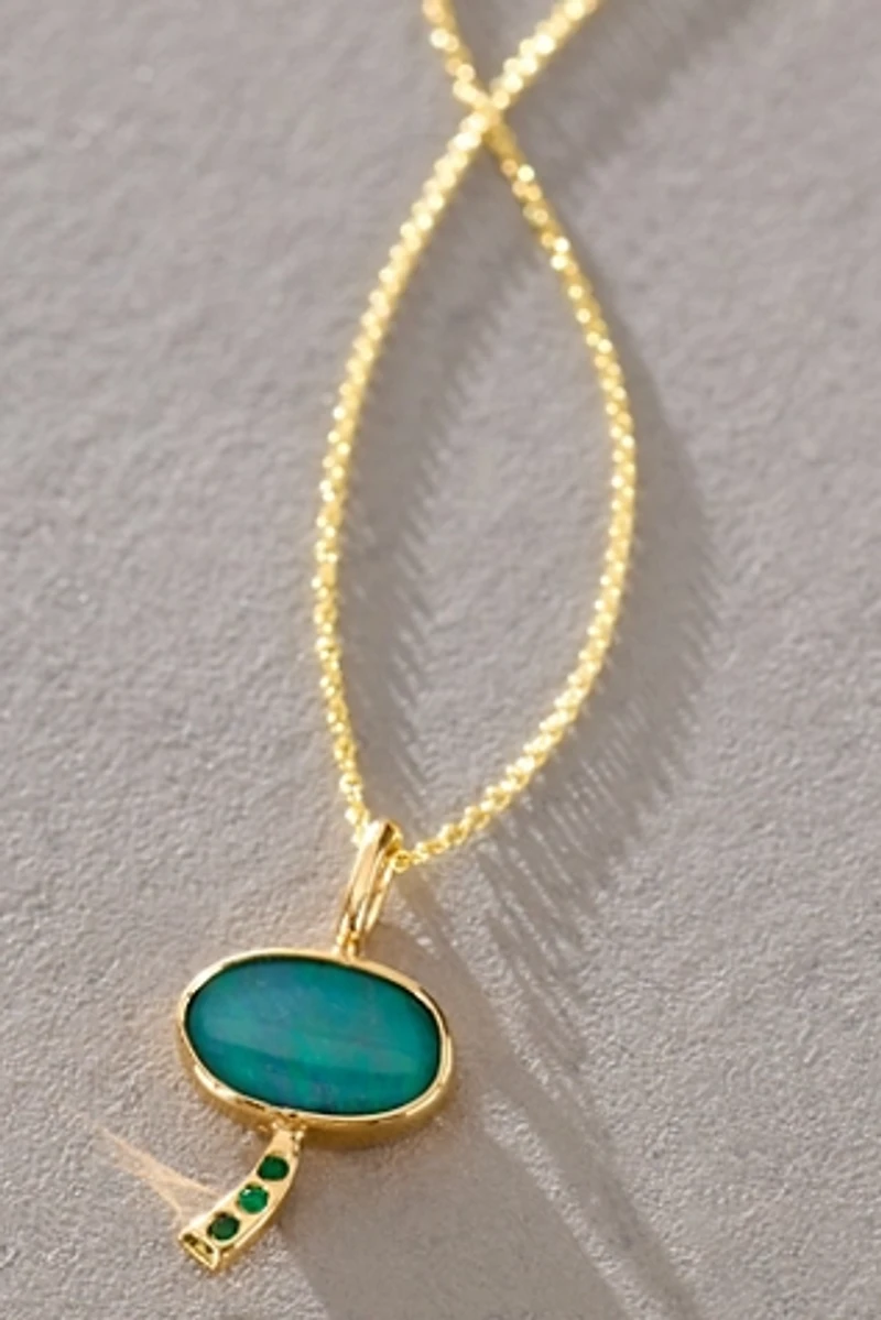 Petite Baleine Shroom Gemstone Necklace