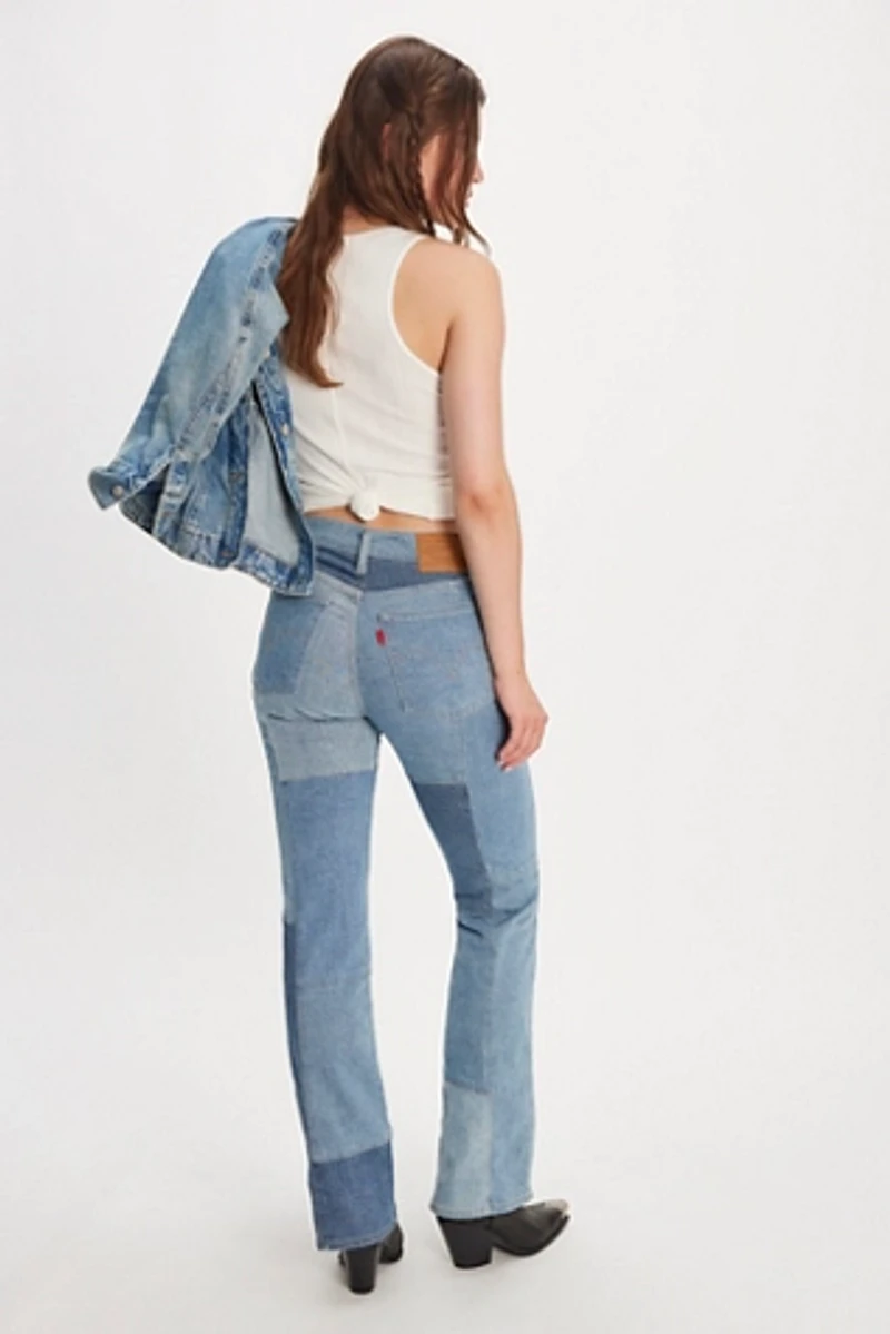 Levi's Wedgie Patchwork Bootcut Jeans