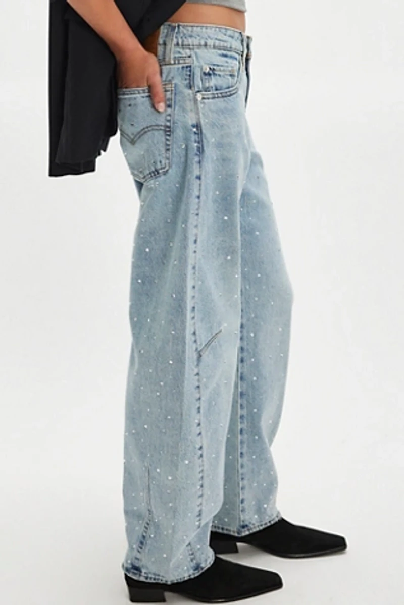 Levi's Baggy Dad Embellished Barrel Jeans