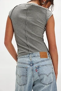 Levi's Baggy Dad Embellished Barrel Jeans