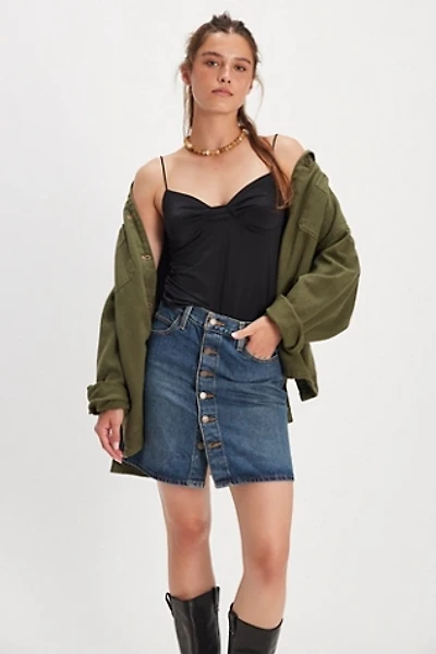 Levi's Retro Button-Front Skirt