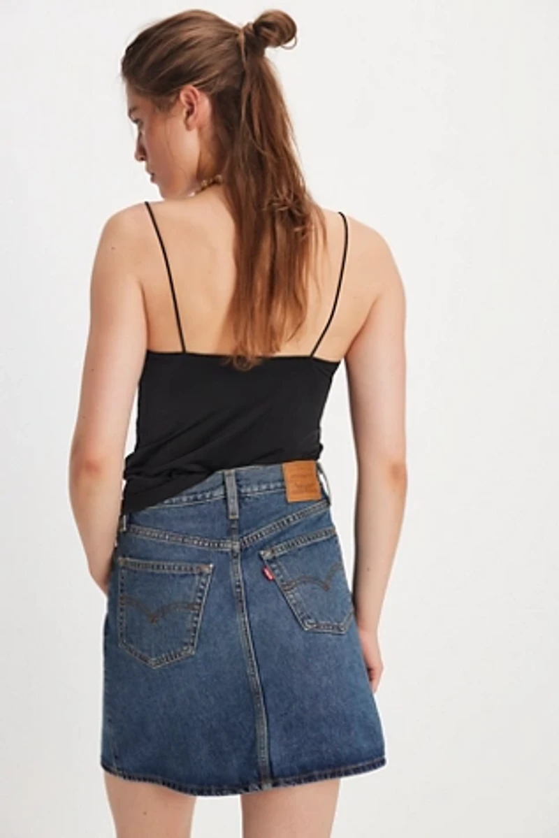 Levi's Retro Button-Front Skirt