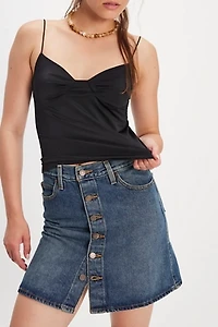 Levi's Retro Button-Front Skirt