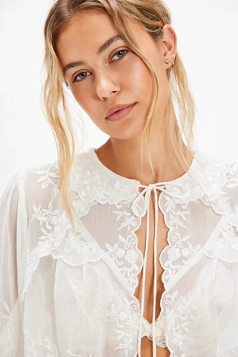 Dreamer Girl Embroidered Blouse
