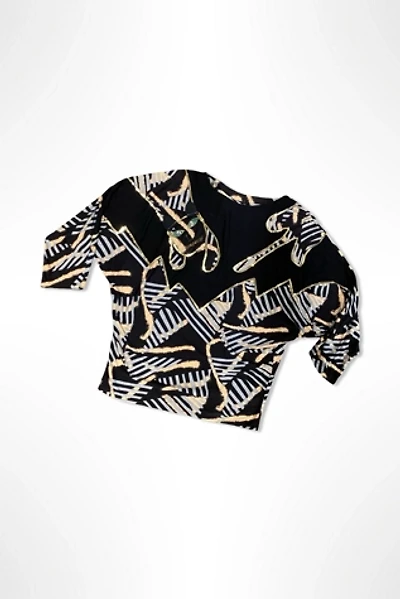1980s Graphic Kitty Cat Top Selected By Ritual Vintage