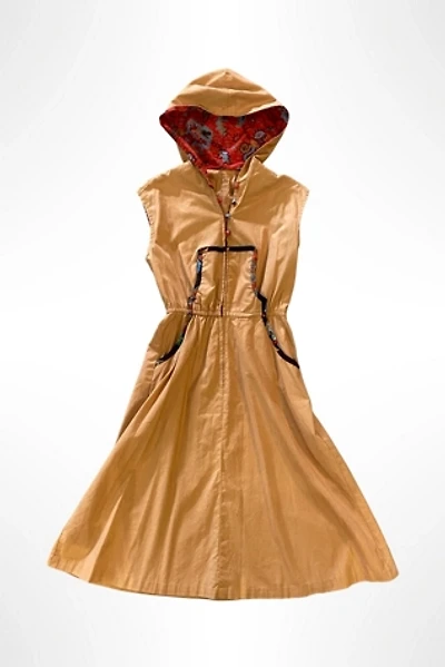 1970s Jody Hooded Cotton Dress Selected By Ritual Vintage