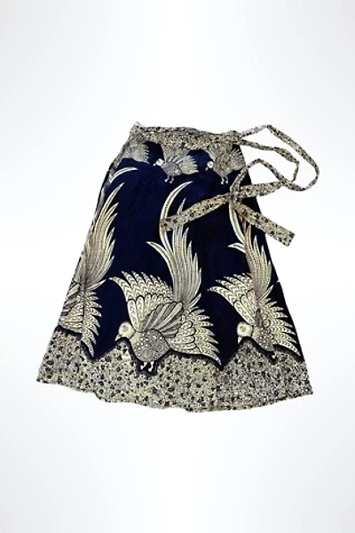 1970s Bird Of Paradise Print Wrap Skirt Selected By Ritual Vintage