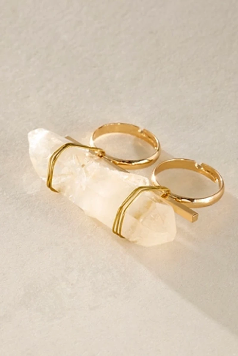 Ariana Ost Mina Two Finger Ring