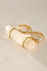 Ariana Ost Mina Two Finger Ring