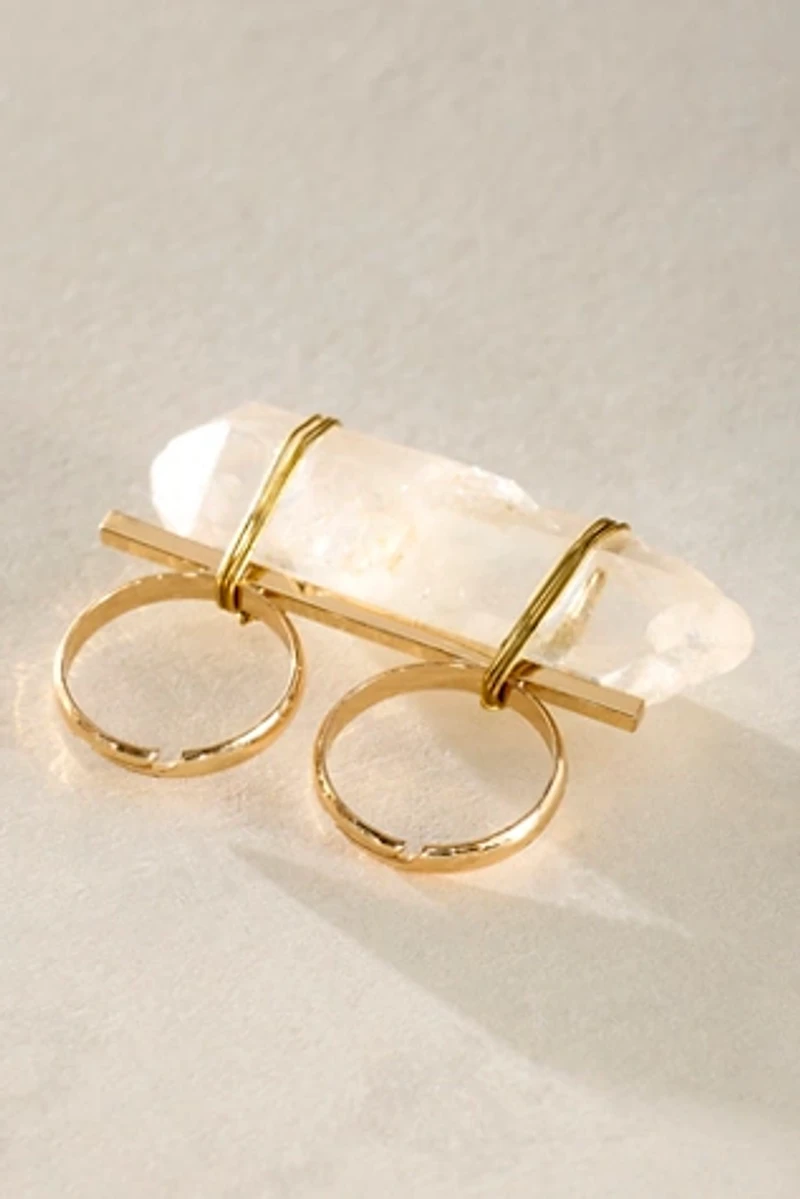 Ariana Ost Mina Two Finger Ring