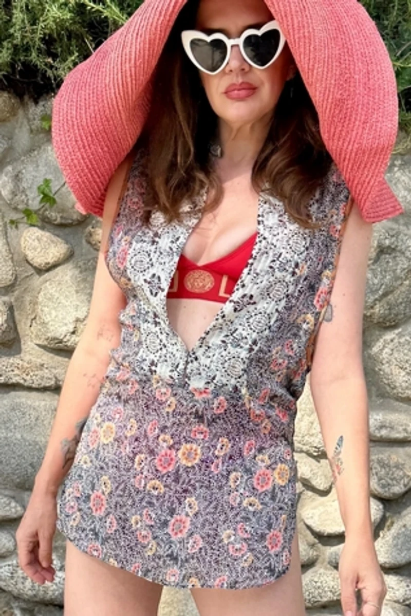 Isabel Marant Sleeveless Sheer Silk Tunic Selected by Personal Choice