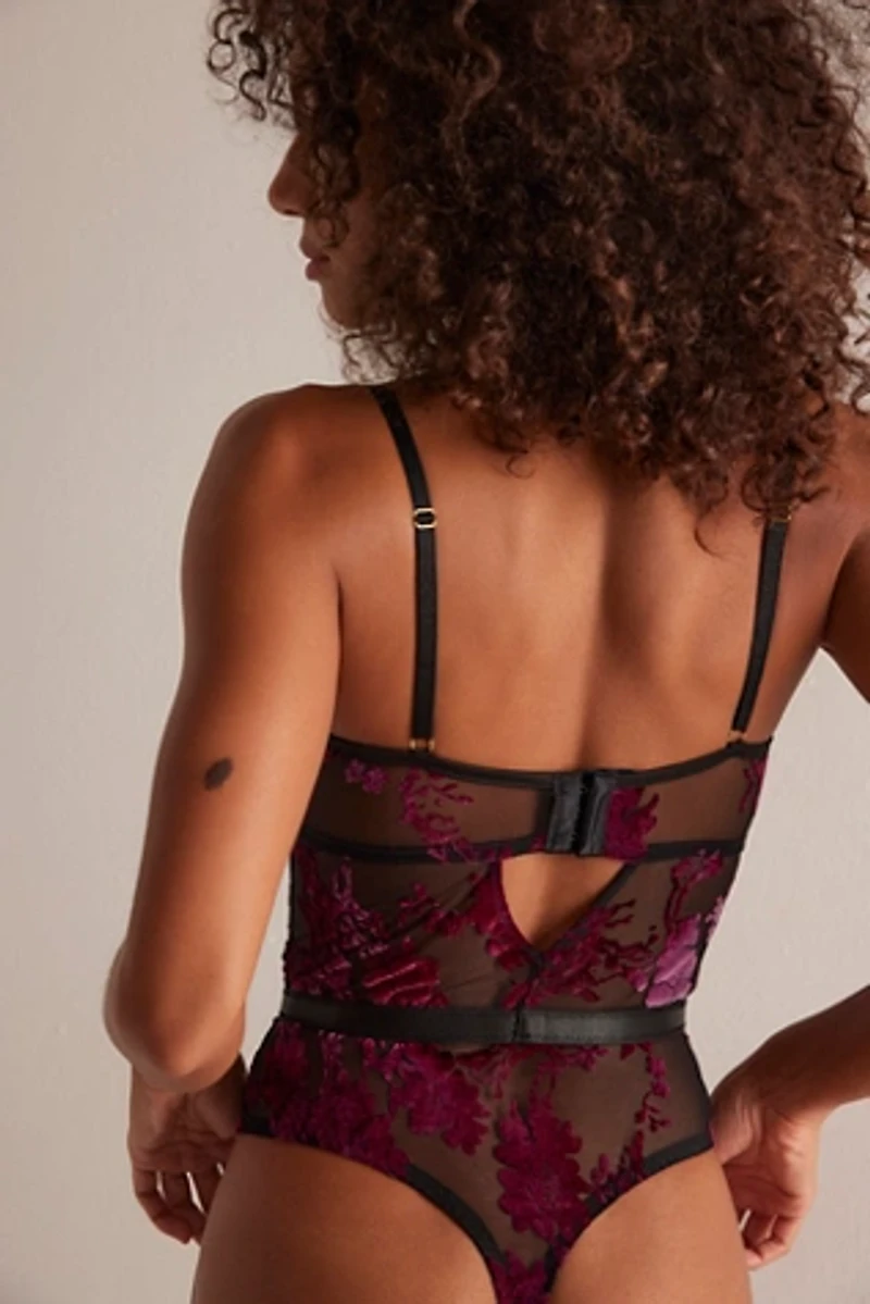 Kilo Brava Burnout Underwire Bodysuit