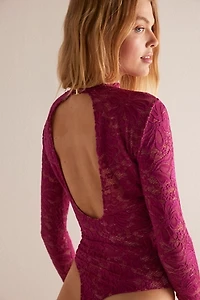 Kilo Brava Long Sleeve Lace Bodysuit