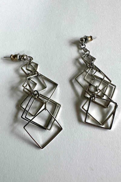 Vintage Geometric Diamond Stud Earrings Selected by Cherry