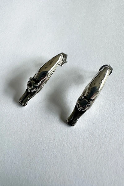 Vintage 1980s Panther Stud Earrings Selected by Cherry