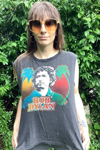 Vintage 1980s Bob Dylan Sleeveless Tee Selected by Cherry