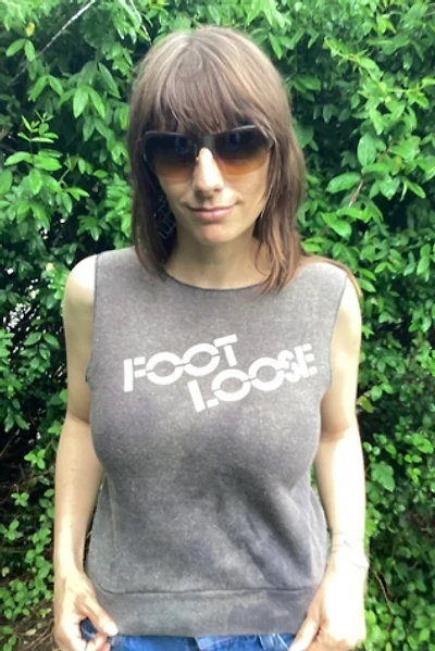 Vintage 1984 Foot Loose Faded Sleeveless Sweatshirt Selected by Cherry