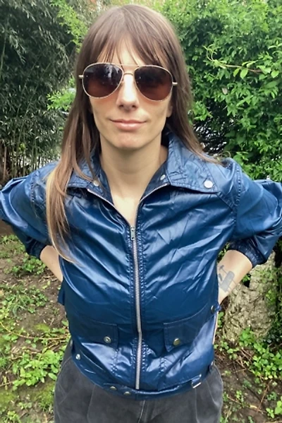 Vintage 1970s Blue Nylon Jacket Selected by Cherry