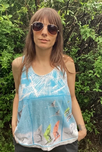 Vintage 1980s Neon Windsurfing Tank Selected by Cherry