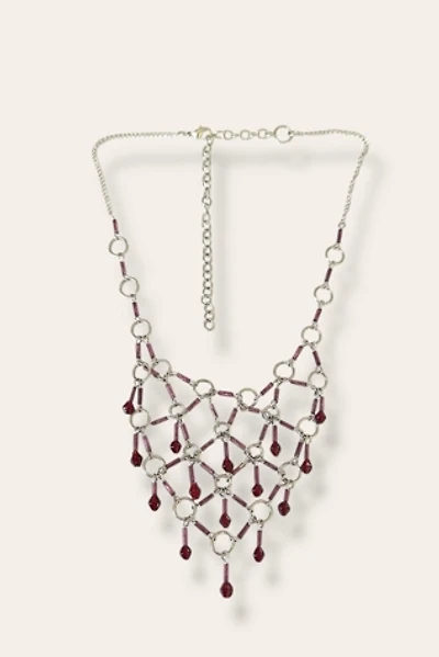 Y2K Beaded Chainmail Necklace Selected By Afterlife Boutique
