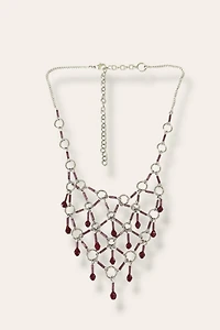 Y2K Beaded Chainmail Necklace Selected By Afterlife Boutique