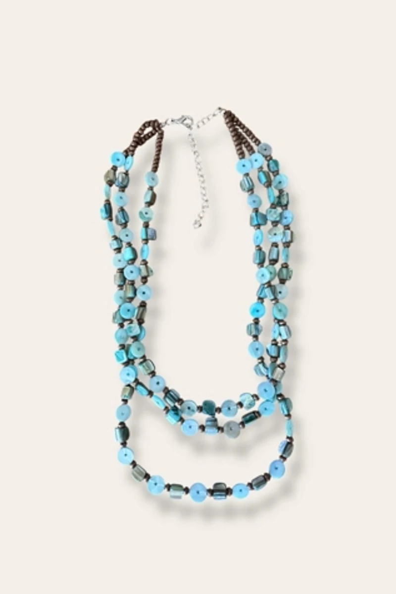Y2K Beaded Layered Necklace Selected By Afterlife Boutique