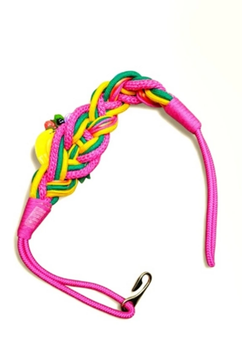 1980's Rainbow Fruit Woven Belt Selected by Garbage Soup