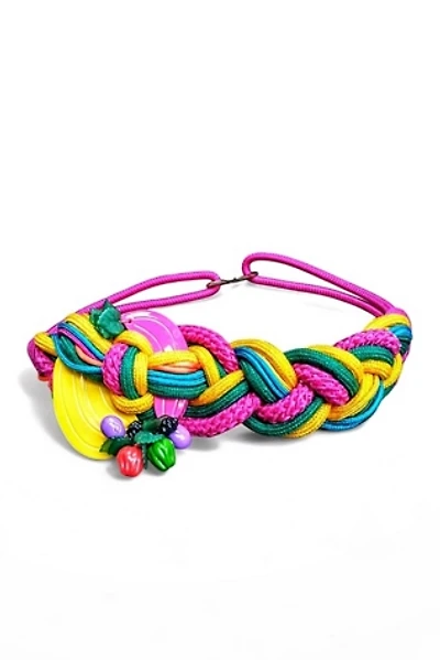 1980's Rainbow Fruit Woven Belt Selected by Garbage Soup