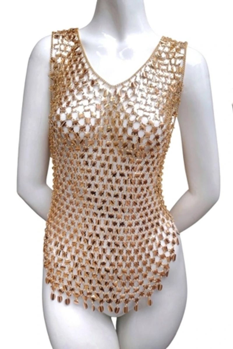 Paco Rabanne Space Age Chainmail Top Selected by Garbage Soup