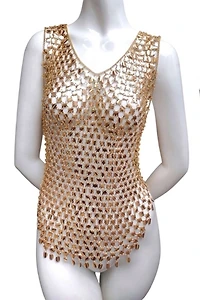 Paco Rabanne Space Age Chainmail Top Selected by Garbage Soup