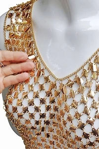 Paco Rabanne Space Age Chainmail Top Selected by Garbage Soup