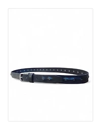Y2K Peekaboo Face Leather Belt Selected by Garbage Soup