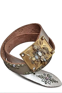 Virgins Saints Angels Milagros Buckle Belt Selected by Garbage Soup